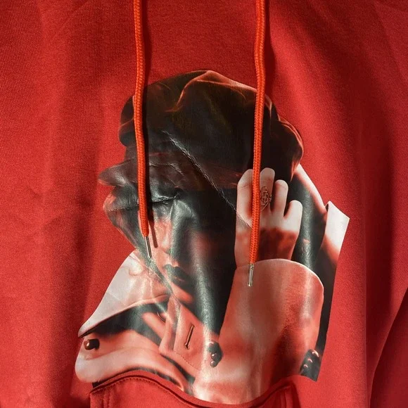 Taylor Swift RED TV Taylors Version Oversized Sweatshirt Beige Hoodie XS K1 - Picture 2 of 3